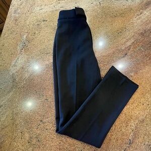 Ralph Lauren Collection Black "Purple Label" Wool High Rise Pants Size 2